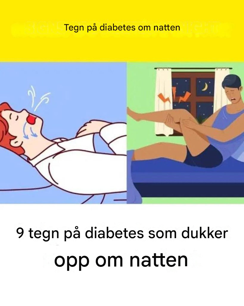 9 symptomer på diabetes som oppstår om natten