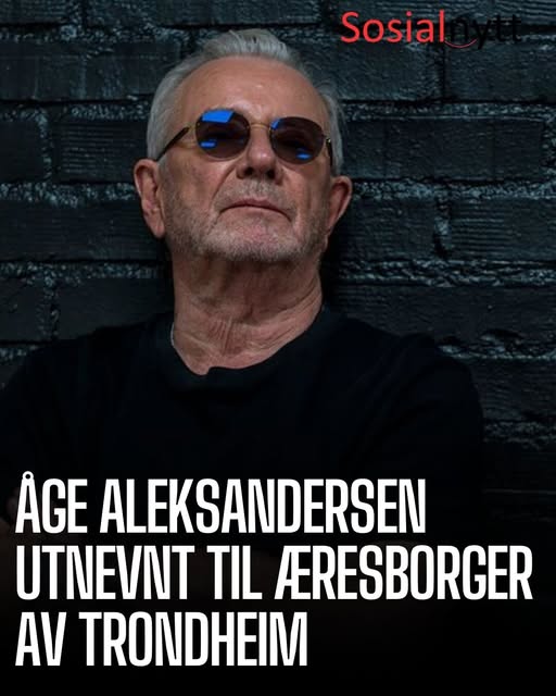 Rockelegenden hedret: Åge Aleksandersen utnevnt til æresborger i Trondheim