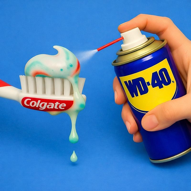 Bland WD40 med tannkrem og tjen penger! Milliarder av mennesker vet det ikke engang!