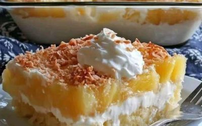 Ananas-kokosnøtt drømmekake