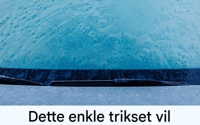 Raskt tips for å tine opp bilvinduet på sekunder