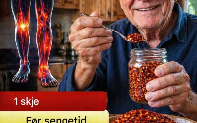 SENIORER, SPIS DETTE før du legger deg for å øke blodstrømmen og sirkulasjonen i bein og føtter på 24 timer!………… For å fortsette å få oppskriftene mine, må du bare si noe… Takk!