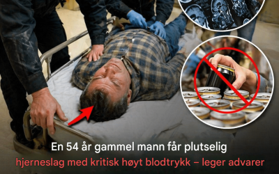 Hva en 54 år gammel manns daglige energidrikkevane avslører om blodtrykk og risiko for hjerneslag