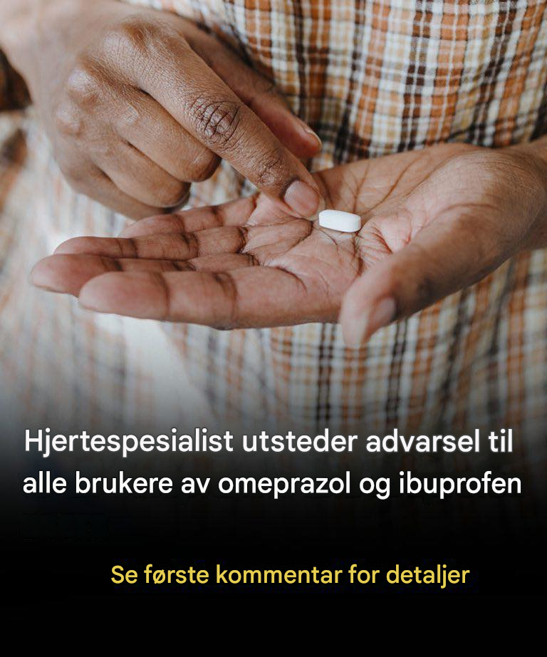 Advarsel om hjertespesialister til alle brukere av omeprazol og ibuprofen