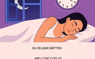 Våkner du ofte om natten mellom klokken 03:00 og 05:00? Det betyr at kroppen din…Mer…