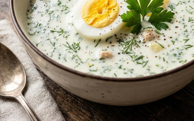 Dillsuppe basert på buljong: Oppskriften uten avfall