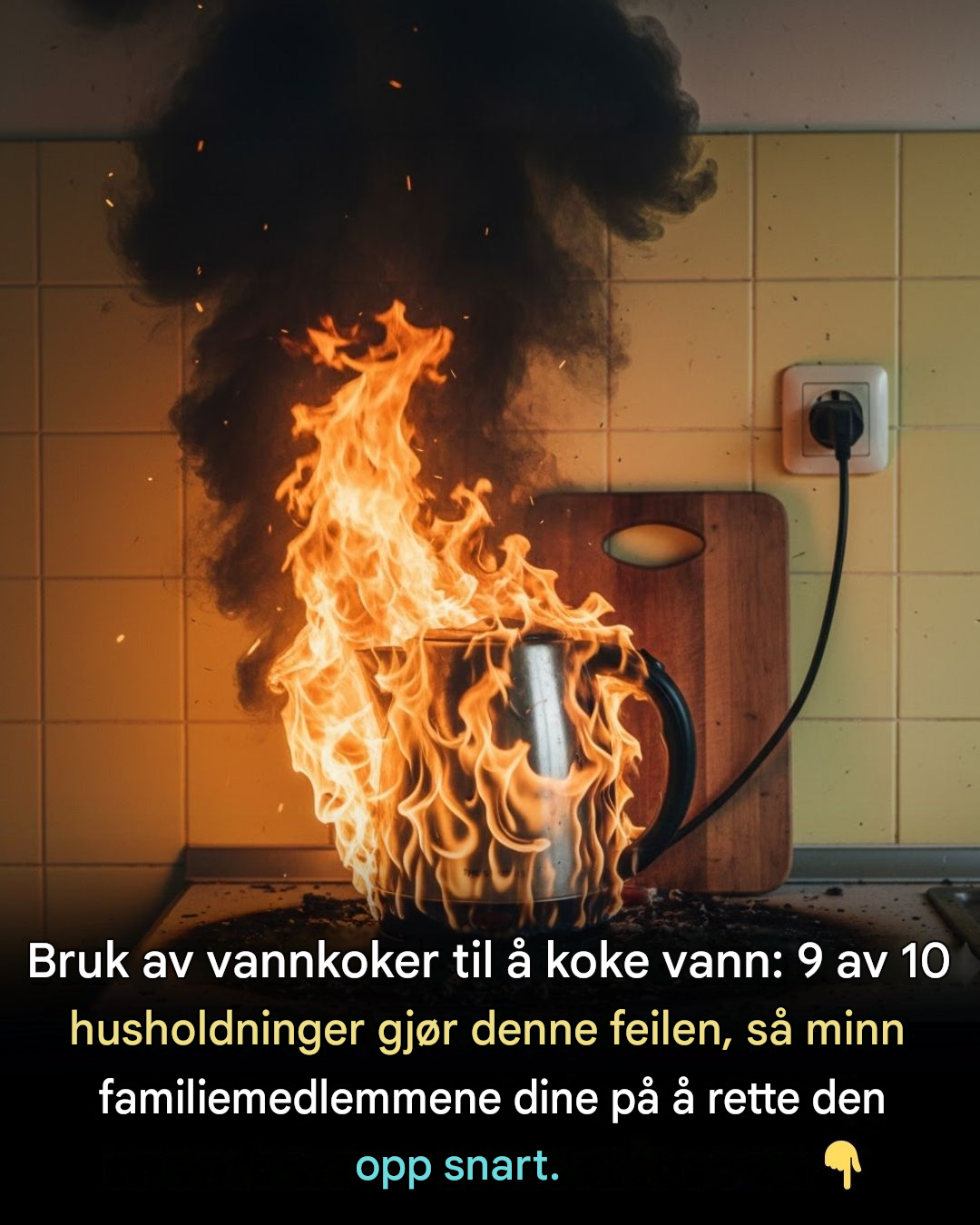 Bruk av vannkoker til å koke vann: 9 av 10 husholdninger gjør denne feilen, så minn familiemedlemmene dine på å rette den opp snart.