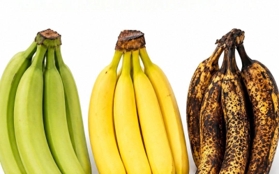 Hvilken banan er sunnest: grønn, gul eller brun?