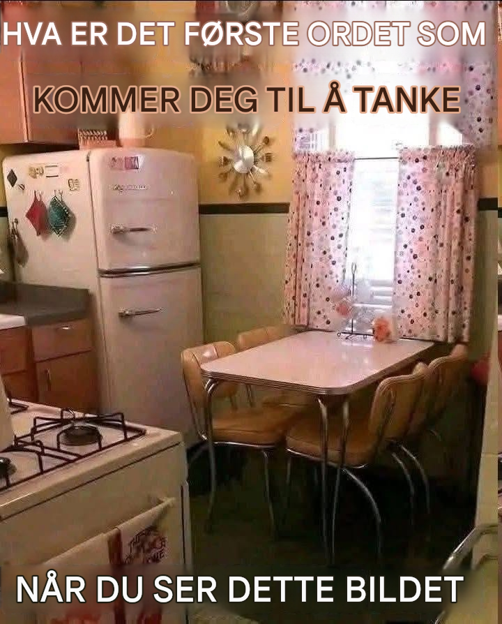Mitt første ord? «Koselig.»