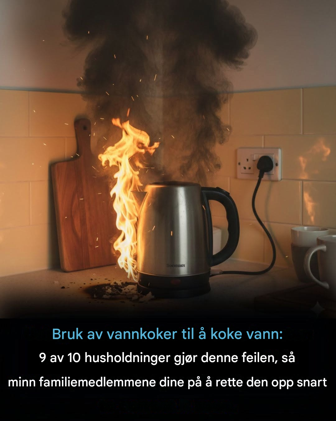 Bruk av vannkoker til å koke vann: 9 av 10 husholdninger gjør denne feilen, så minn familiemedlemmene dine på å rette den opp snart.