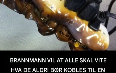 Ting du aldri bør koble til en strømskinne