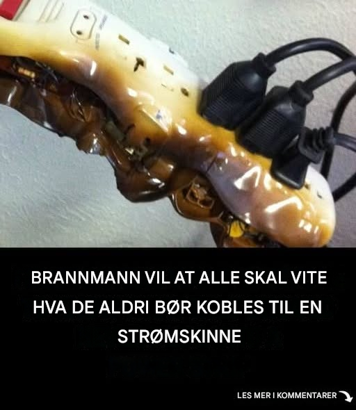 Ting du aldri bør koble til en strømskinne