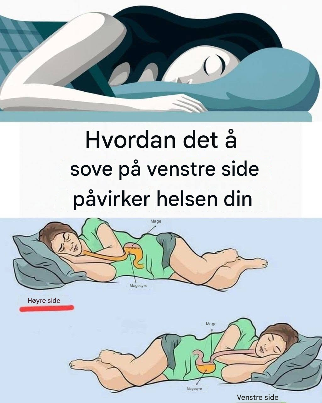 Hvorfor sovestillingen din kan forkorte livet ditt