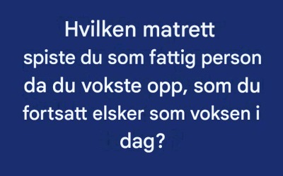 Noen ting smeller alltid.