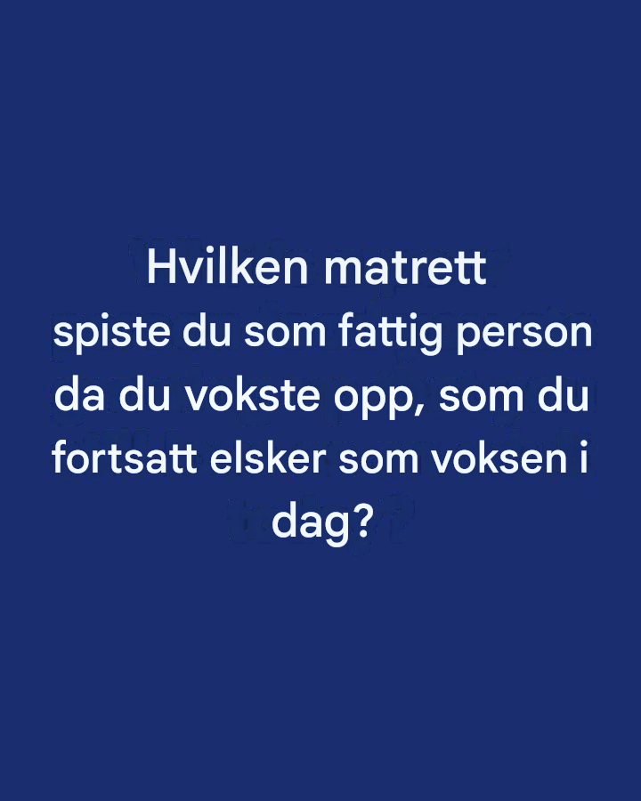 Noen ting smeller alltid.