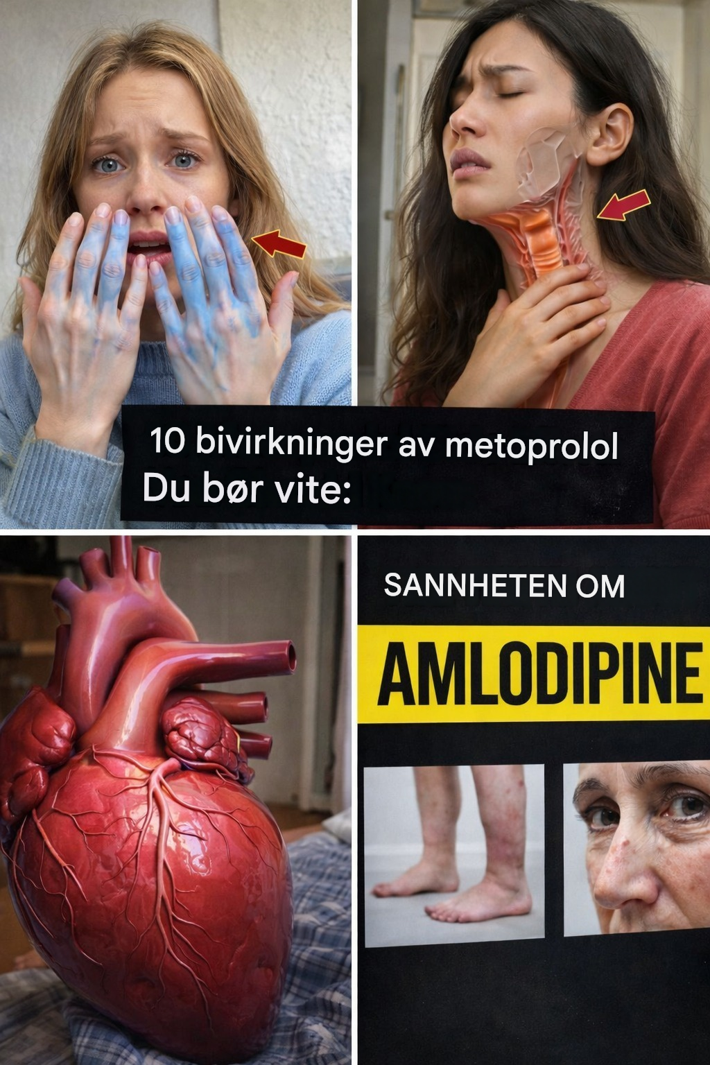 Utforsker de 10 bivirkningene av metoprolol som ofte overses i samtaler
