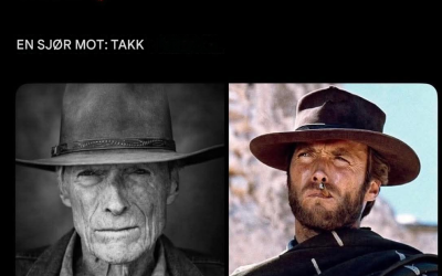 Clint Eastwood, den legendariske skuespilleren, annonserer at han pensjonerer seg i en alder av 96 år. Ett ord: Takk.