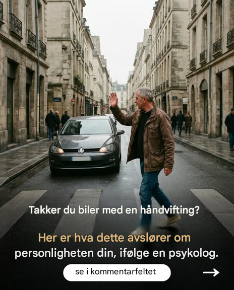 Vinker du til biler? Dette avslører det om personligheten din, ifølge en psykolog.
