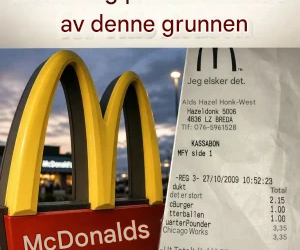 Hvorfor jeg alltid ber om kvittering på McDonald’s – og hvordan det stille forbedrer hele opplevelsen