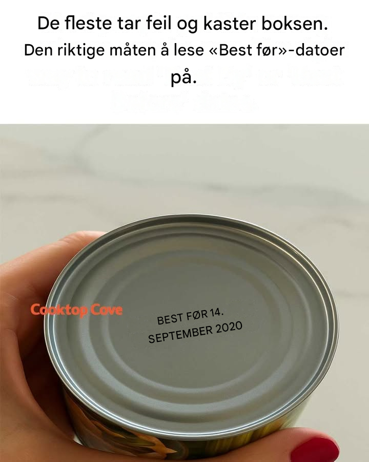 De fleste tar feil og kaster boksen. Den riktige måten å lese «Best før»-datoer på.