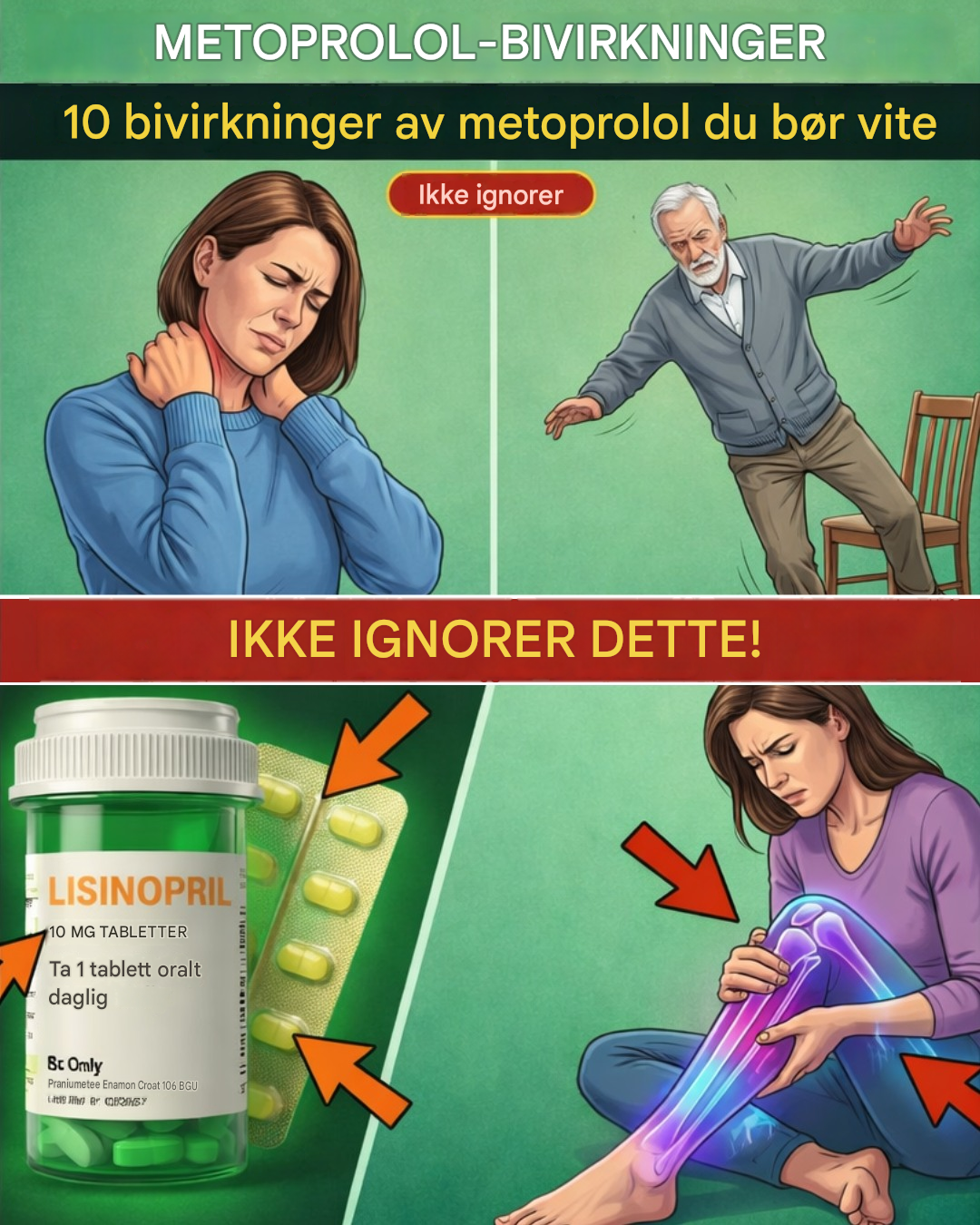 Utforsker de 10 bivirkningene av metoprolol som ofte overses i samtaler