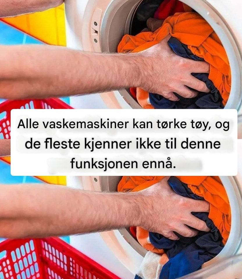 Alle vaskemaskiner kan tørke tøy, og de fleste kjenner ikke til denne funksjonen ennå.