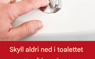 Hvorfor er det så viktig å ikke skylle ned i toalettet etter hver dotur for å urinere?