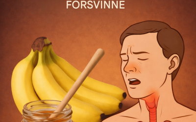Bland bananer, honning og vann: Hoste og bronkitt vil forsvinne