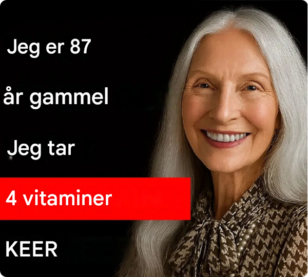 De 4 vitaminene denne 87 år gamle kvinnen tar for å holde seg aldret (og det kan du også)