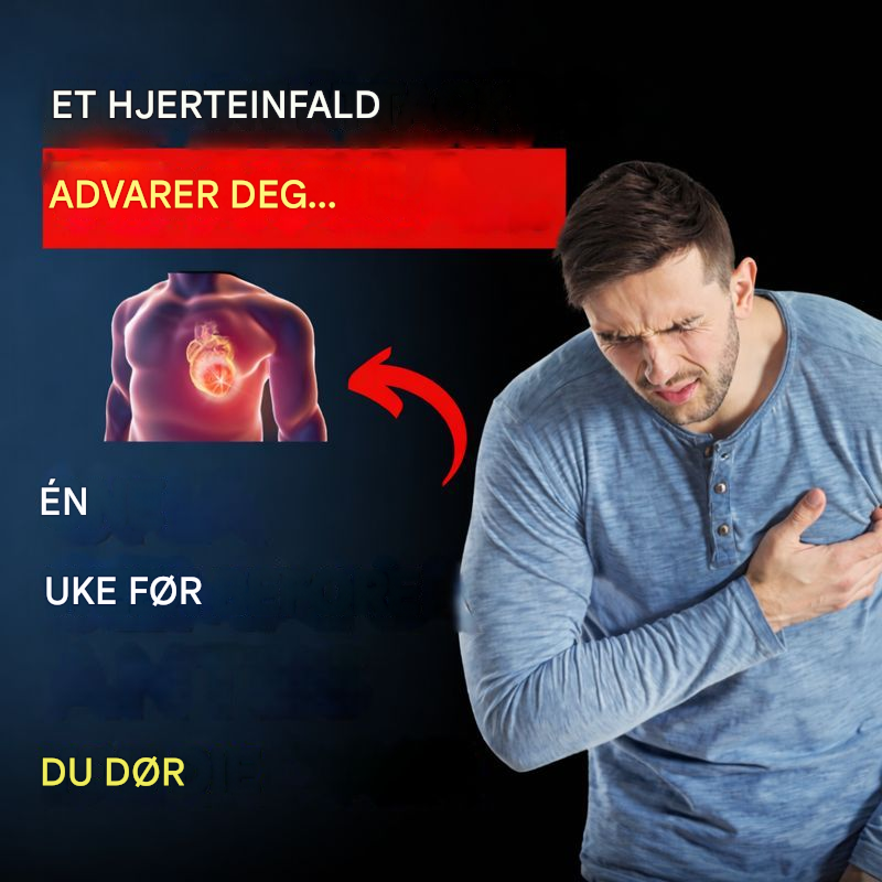 7 symptomer på hjerteinfarkt som oppstår en uke før