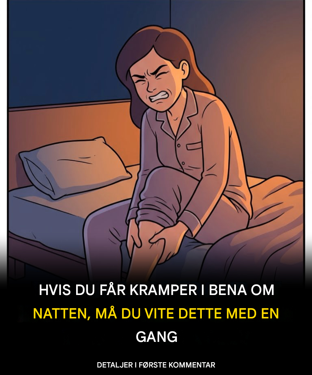 Hvis du får krampe i beina om natten, må du vite dette umiddelbart.