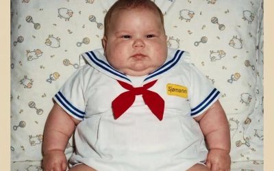 Den 7 kilo tunge babyen som sjokkerte verden i 1983: slik ser han ut i dag, 40 år gammel.